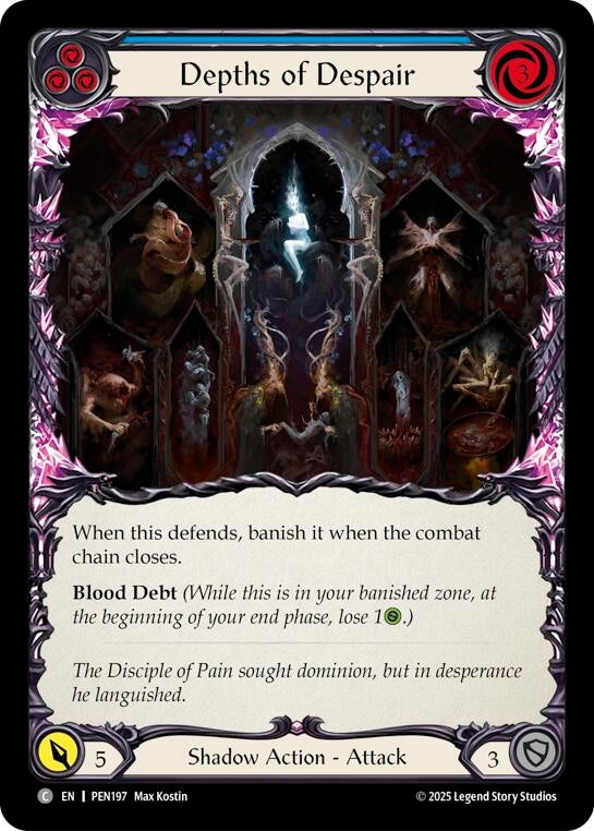 Image for Depths Of Despair (Blue) (PEN197) (PEN) - Flesh and Blood TCG