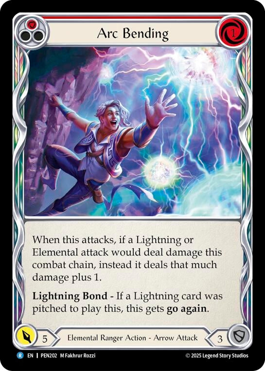 Image for Arc Bending (Red) (PEN202) (PEN) - Flesh and Blood TCG