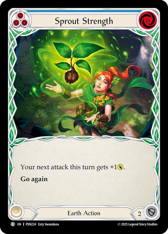 Image for Sprout Strength (Blue) (PEN224) (PEN) - Flesh and Blood TCG