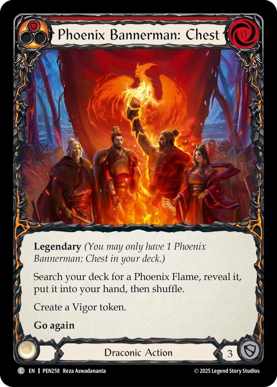 Image for Phoenix Bannerman: Chest (Red) (PEN258) (PEN) - Flesh and Blood TCG