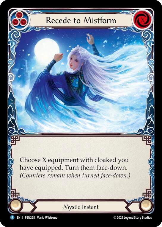 Image for Recede To Mistform (Blue) (PEN268) (PEN) - Flesh and Blood TCG