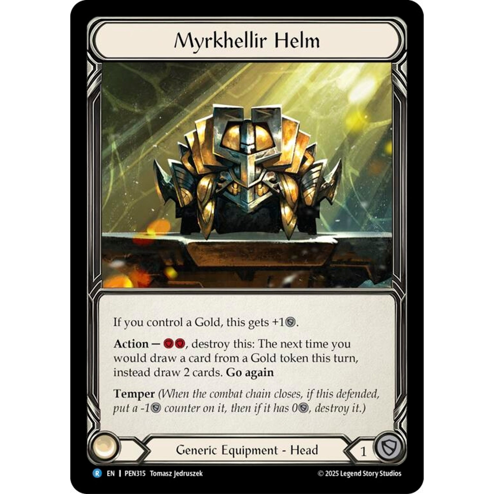 Image for Myrkhellir Helm (PEN315) (PEN) - Flesh and Blood TCG