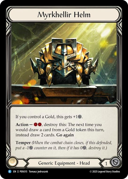 Image for Myrkhellir Helm (PEN315) (PEN) - Flesh and Blood TCG