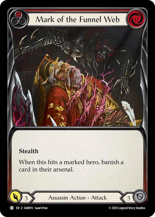 Image for Mark of the Funnel Web (SAR015) - Flesh and Blood TCG