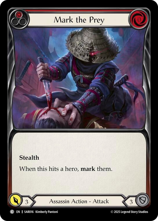 Image for Mark the Prey (SAR016) - Flesh and Blood TCG