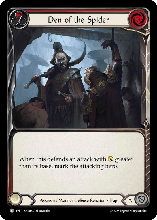 Image for Den of the Spider (SAR023) - Flesh and Blood TCG