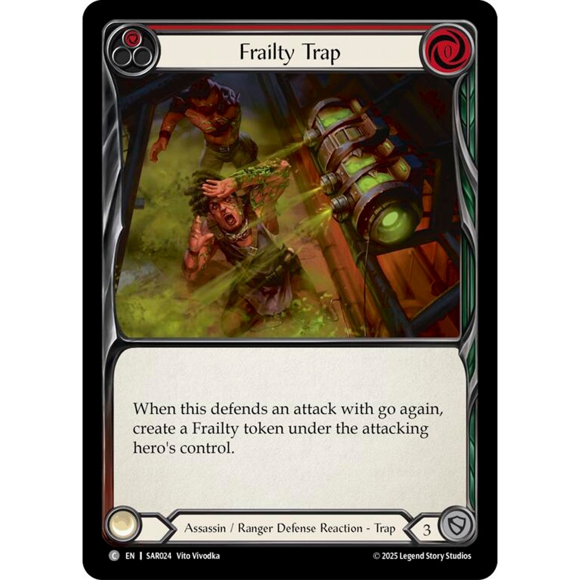 Image for Frailty Trap (SAR024) - Flesh and Blood TCG