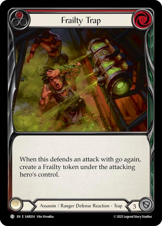 Image for Frailty Trap (SAR024) - Flesh and Blood TCG
