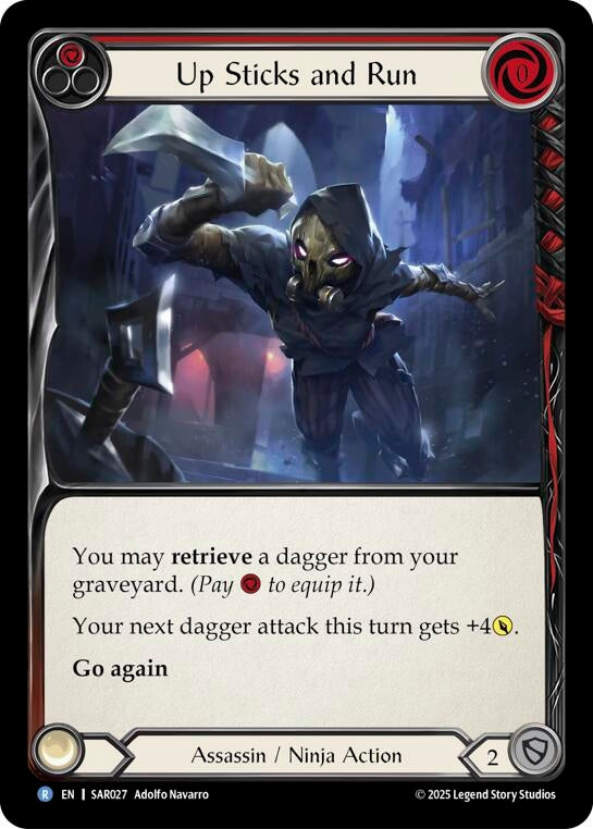 Image for Up Sticks and Run (SAR027) - Flesh and Blood TCG