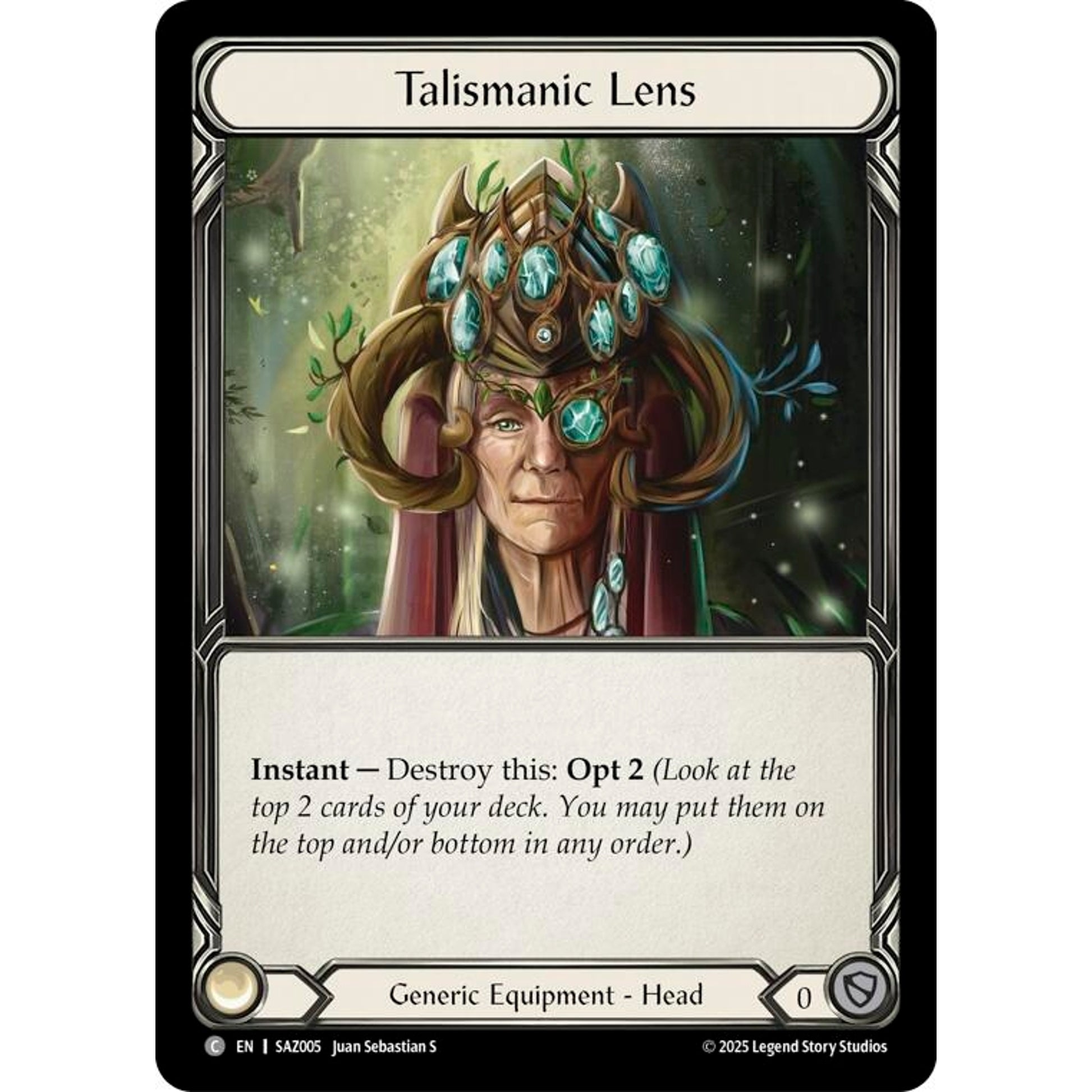 Image for Talismanic Lens (SAZ005) - Flesh and Blood TCG