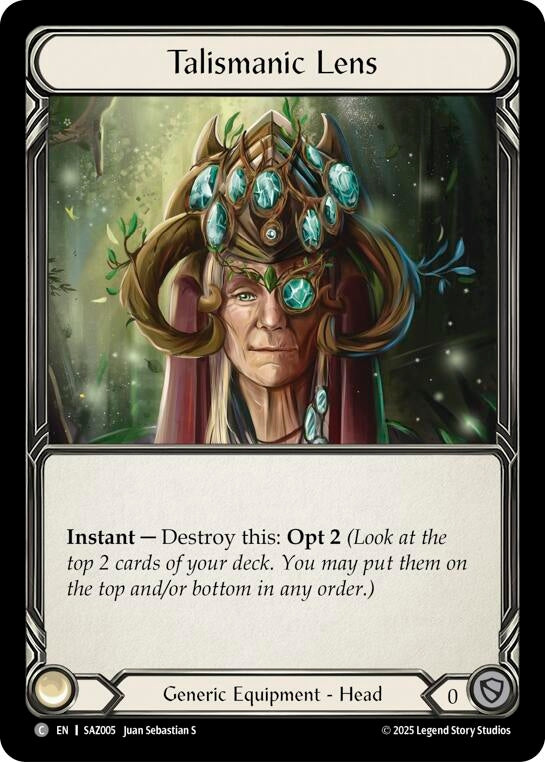 Image for Talismanic Lens (SAZ005) - Flesh and Blood TCG