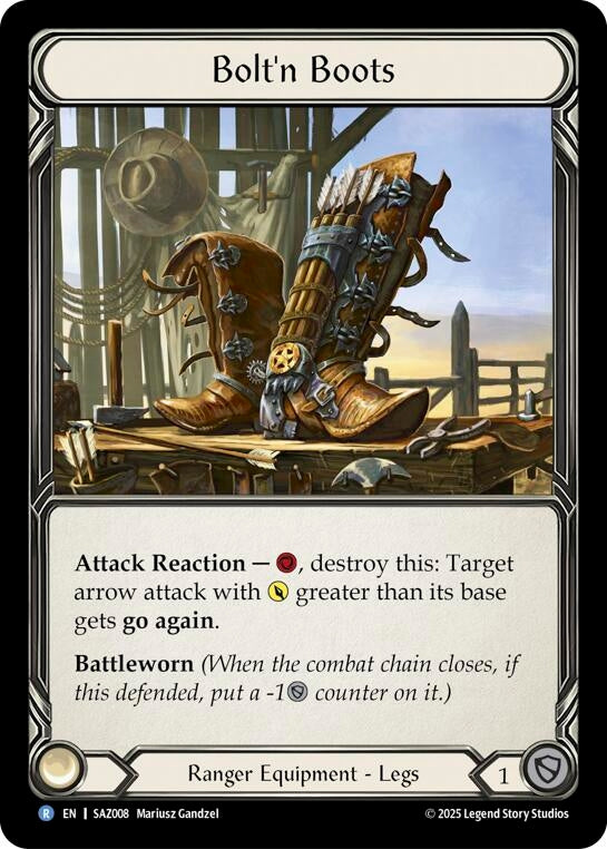 Image for Bolt'n Boots (SAZ008) (SAZ008) - Flesh and Blood TCG