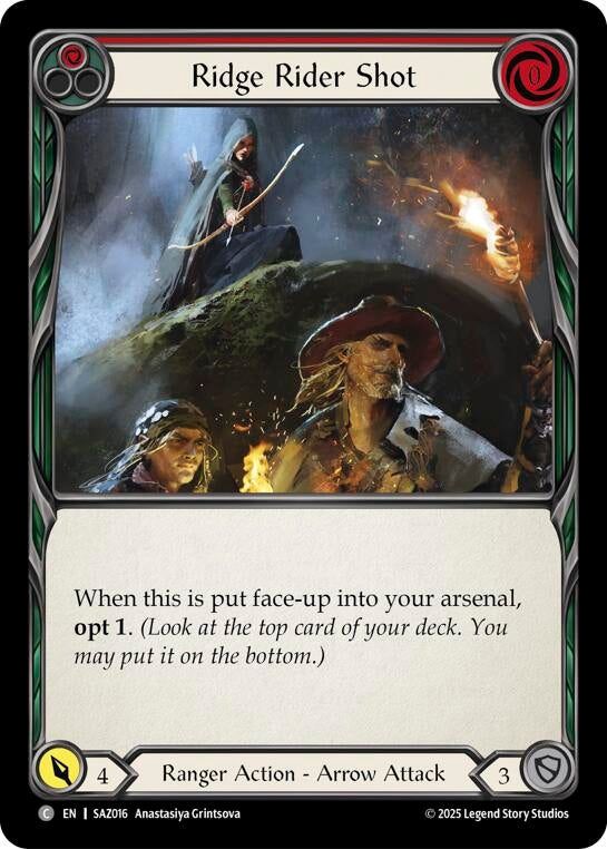 Image for Ridge Rider Shot (SAZ016) - Flesh and Blood TCG