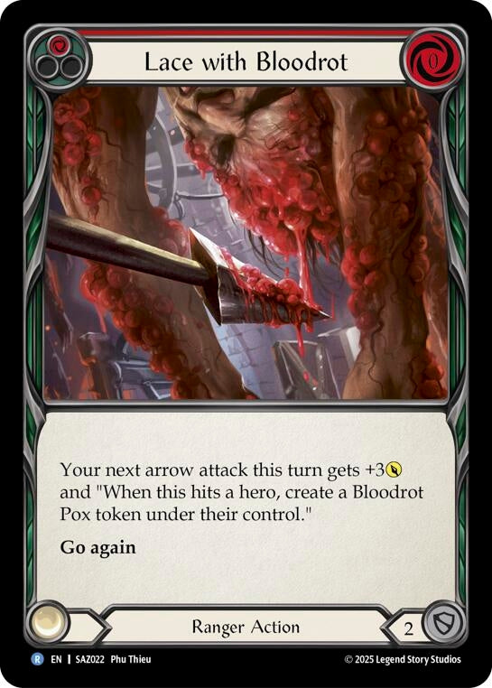 Image for Lace with Bloodrot (SAZ022) - Flesh and Blood TCG