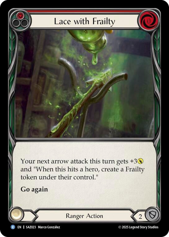 Image for Lace with Frailty (SAZ023) - Flesh and Blood TCG
