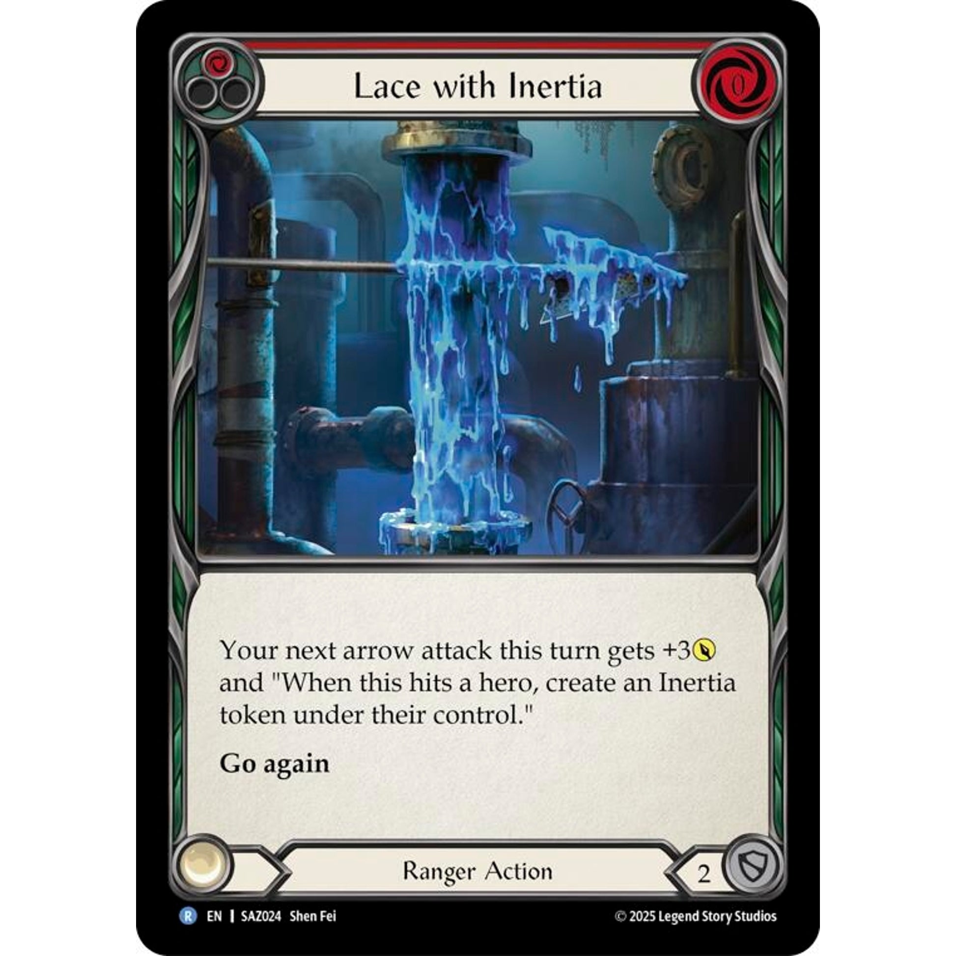 Image for Lace with Inertia (SAZ024) - Flesh and Blood TCG