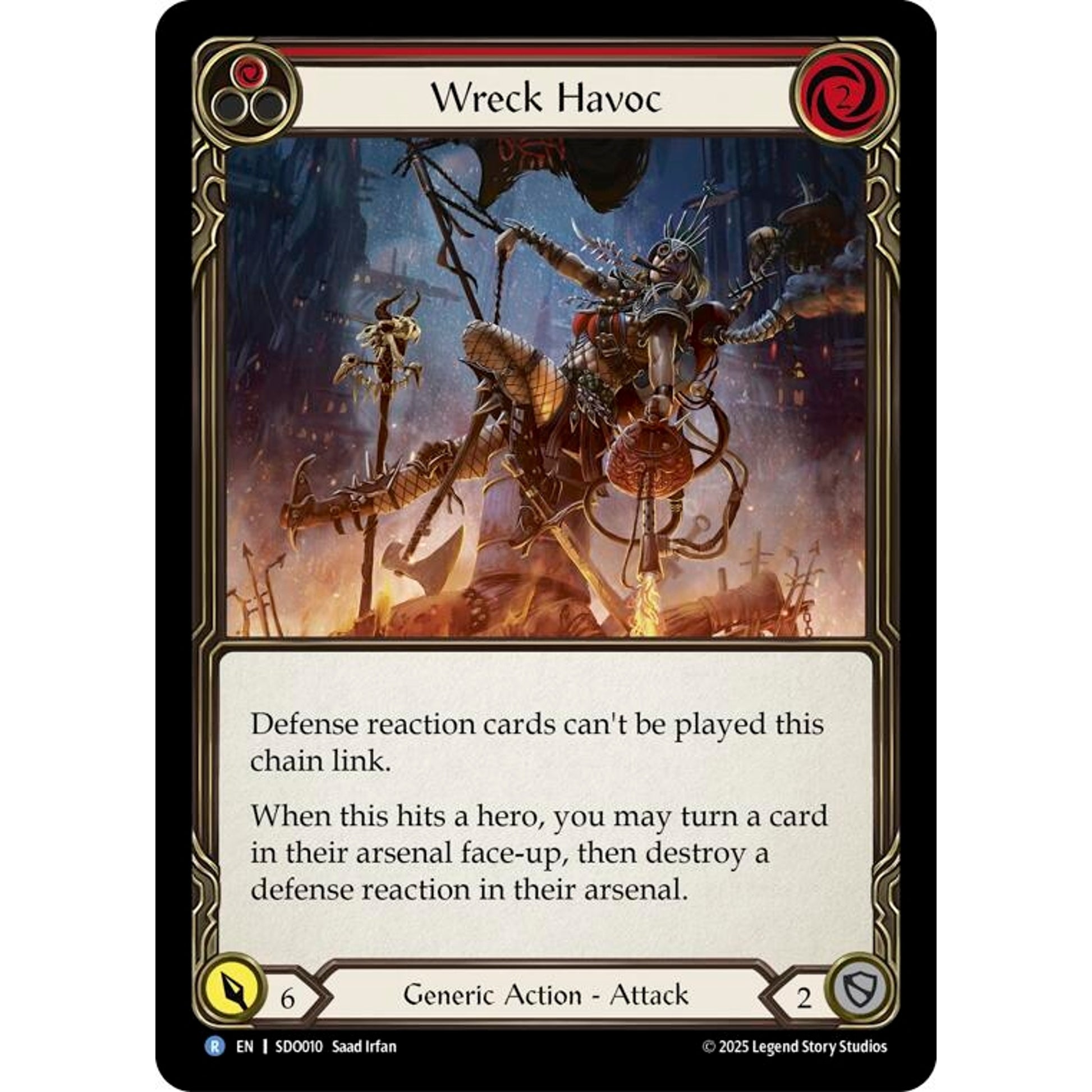 Image for Wreck Havoc (SDO010) - Flesh and Blood TCG