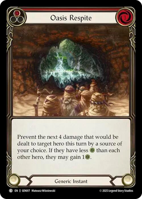 Image for Oasis Respite (SEN017) (SEN017) - Flesh and Blood TCG