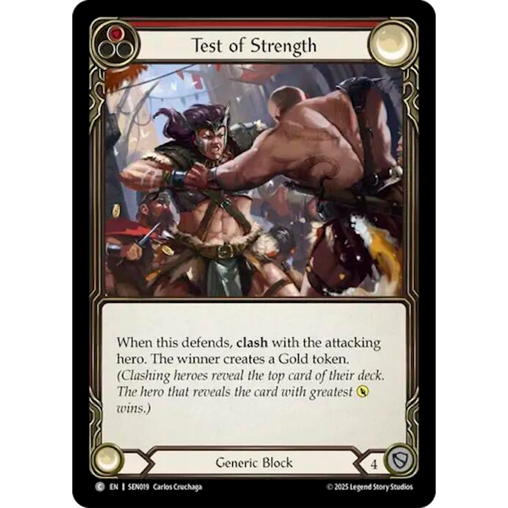 Image for Test of Strength (SEN019) - Flesh and Blood TCG