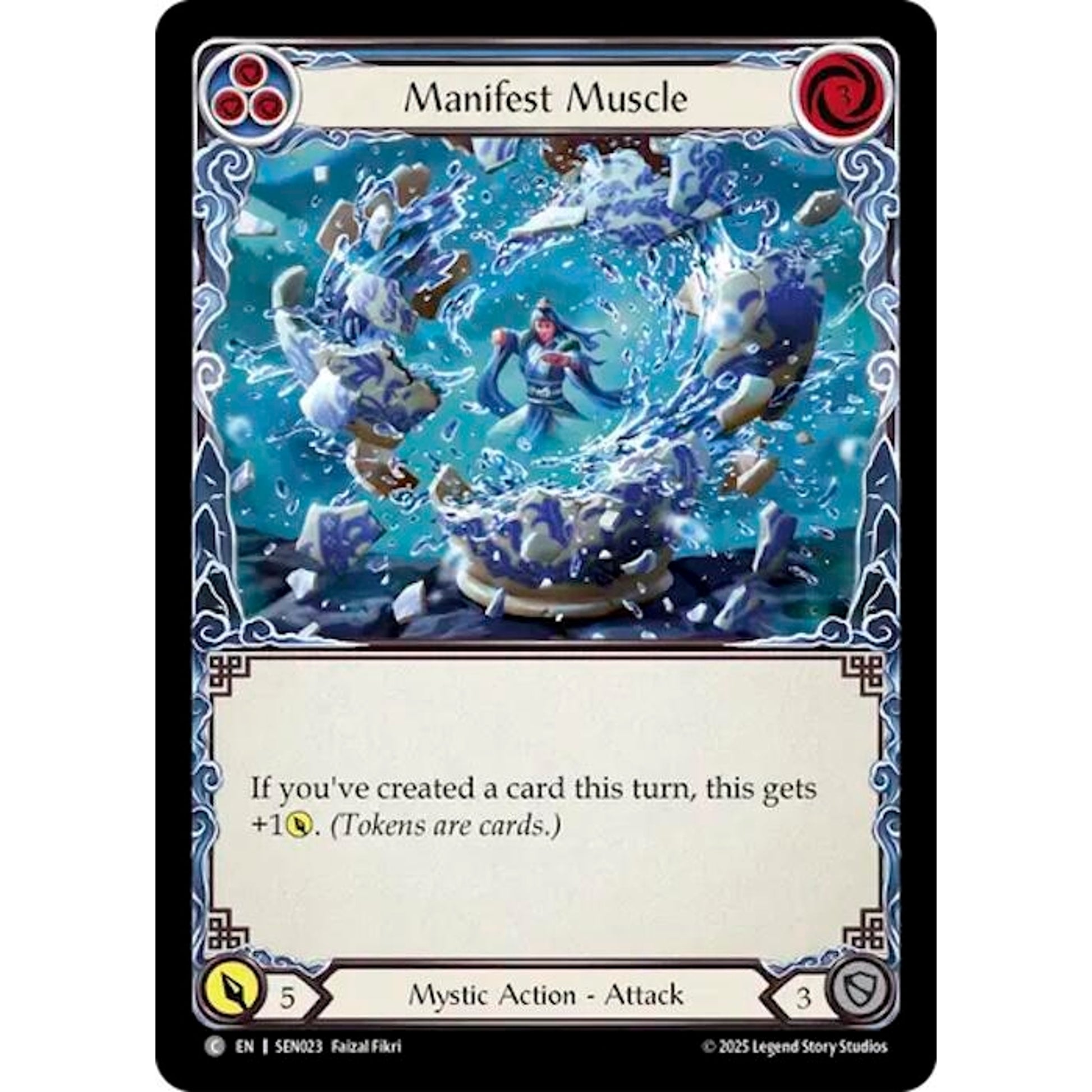 Image for Manifest Muscle (SEN023) - Flesh and Blood TCG