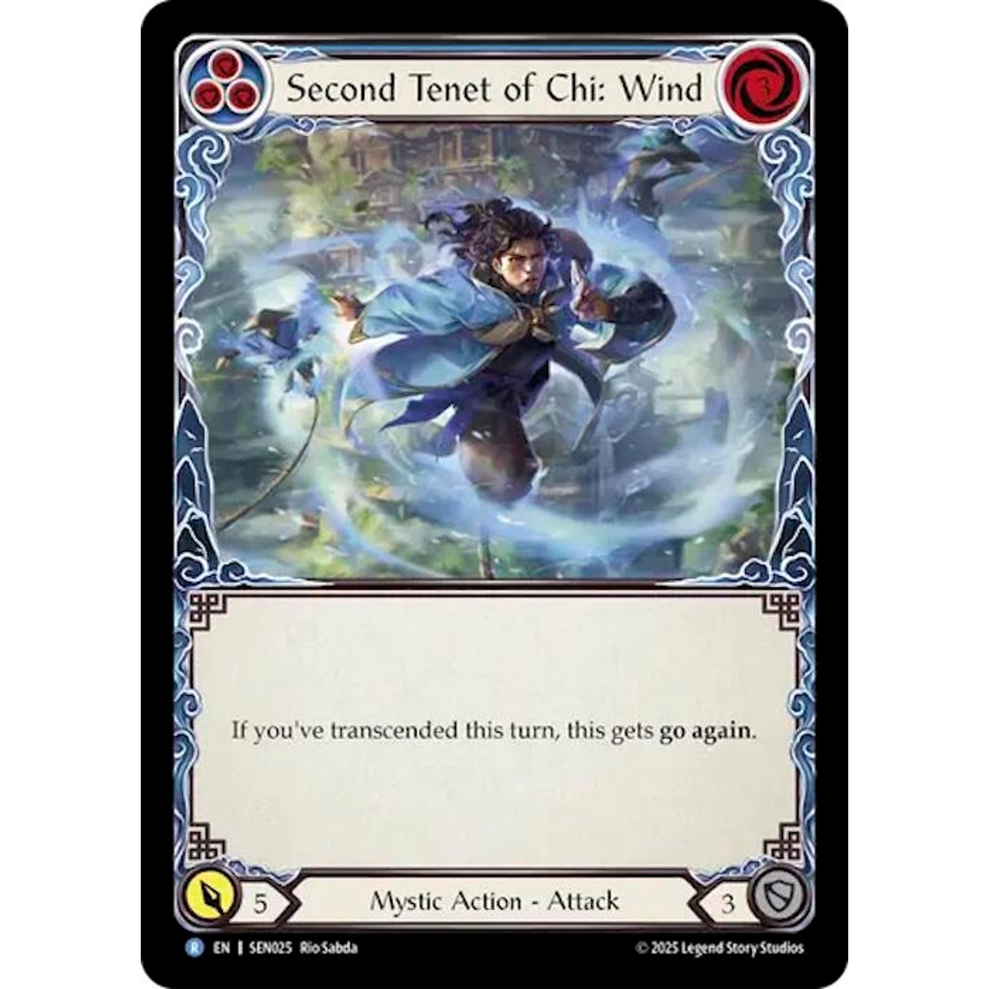 Image for Second Tenet of Chi: Wind (SEN025) - Flesh and Blood TCG