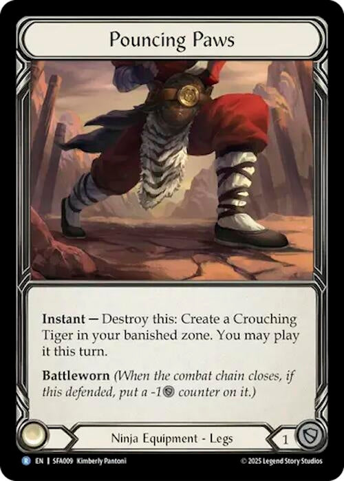 Image for Pouncing Paws (SFA009) - Flesh and Blood TCG