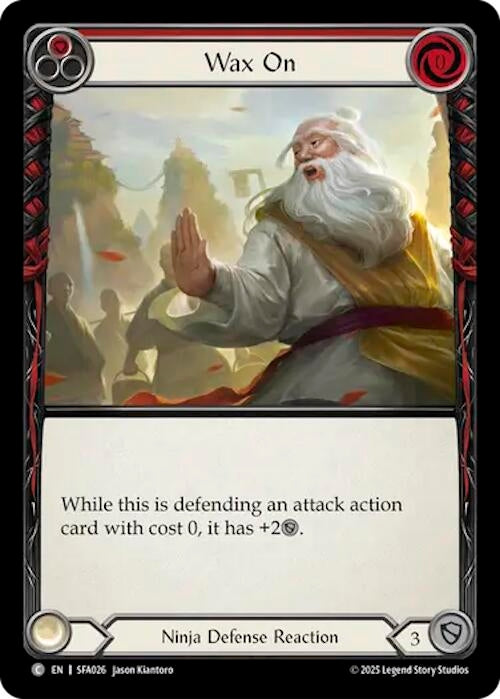 Image for Wax On (SFA026) - Flesh and Blood TCG