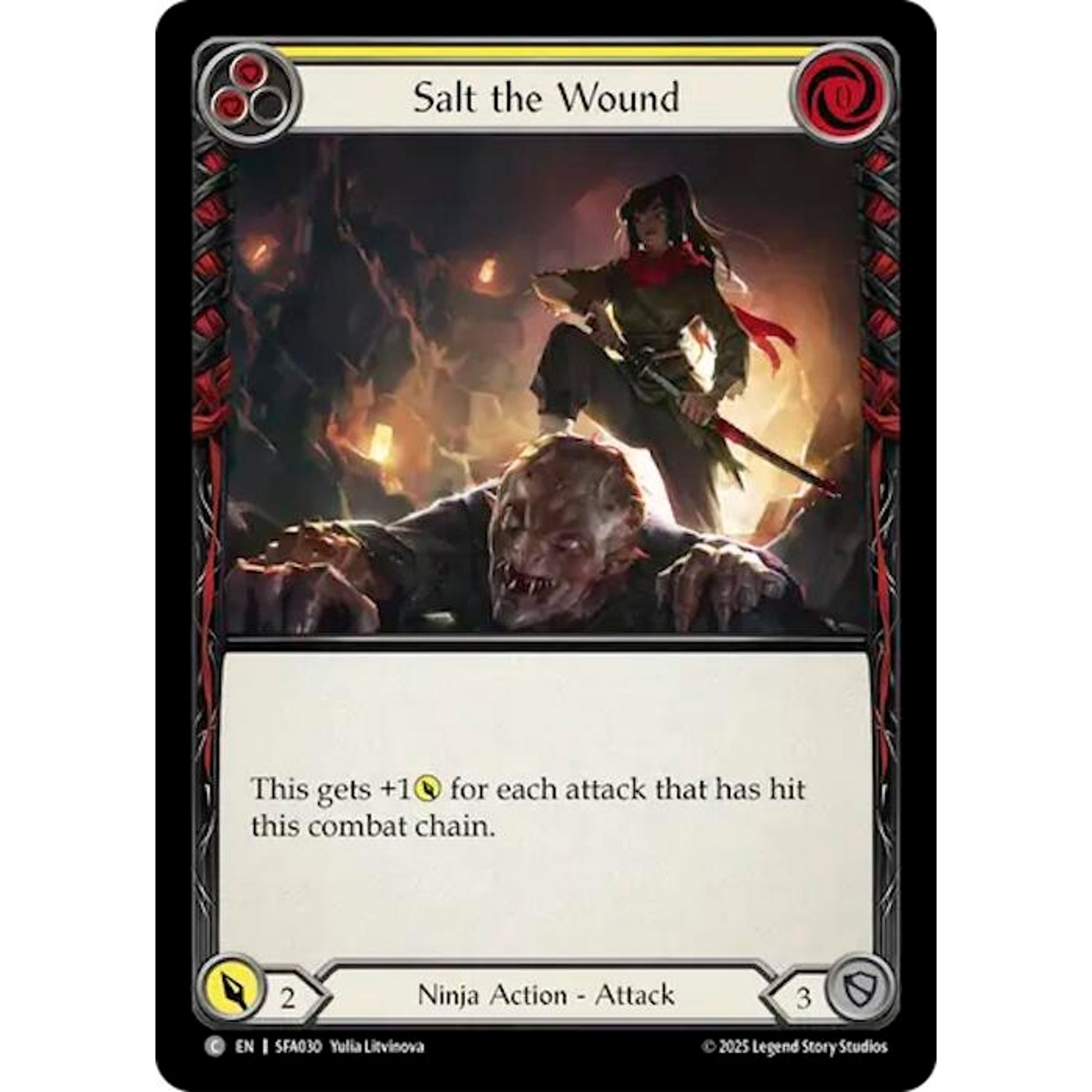 Image for Salt the Wound (SFA030) - Flesh and Blood TCG