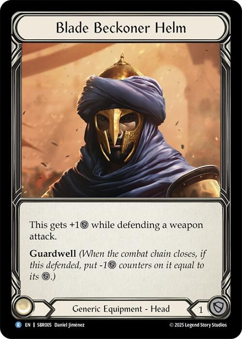 Image for Blade Beckoner Helm (SBR005) (SBR005) - Flesh and Blood TCG
