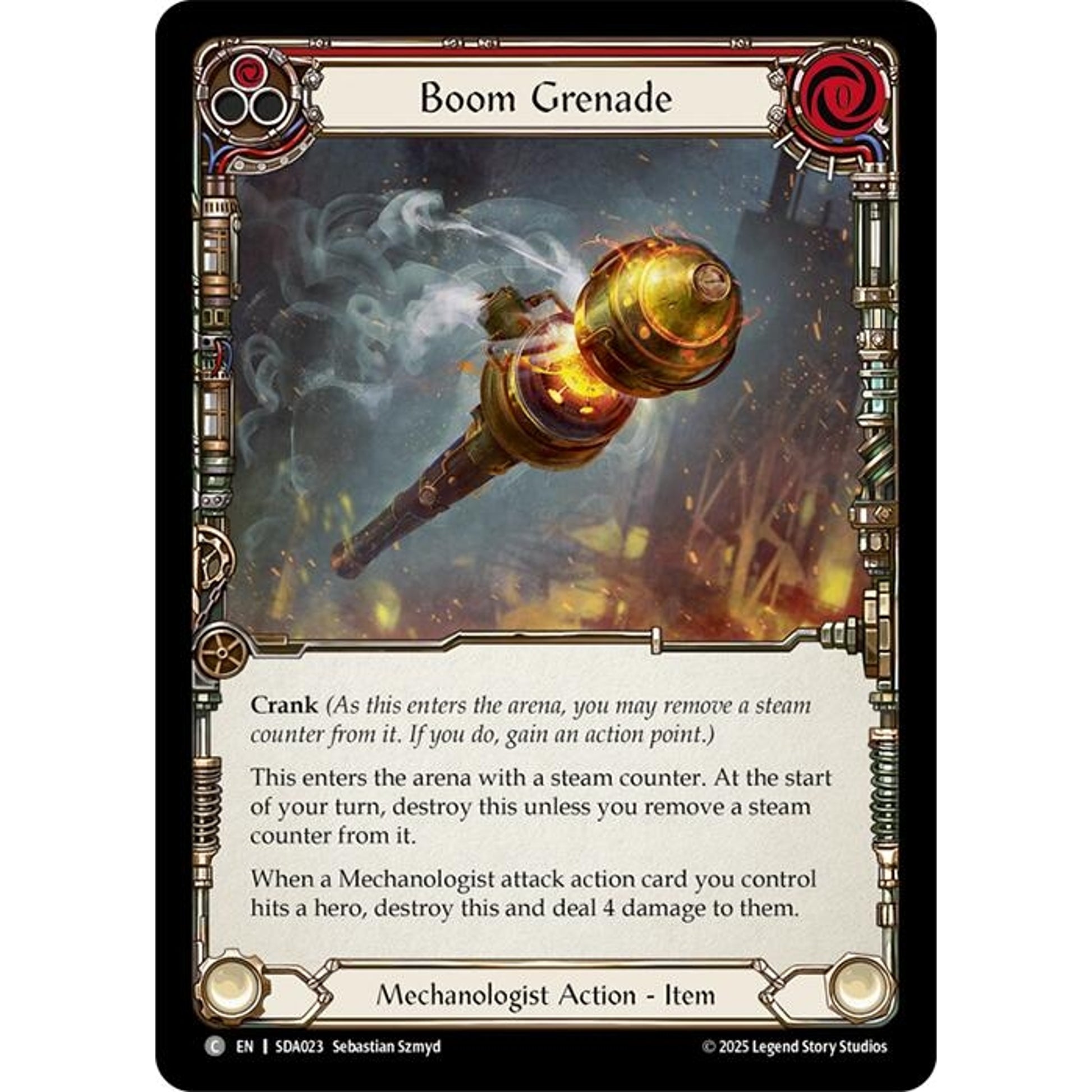 Image for Boom Grenade (SDA023) - Flesh and Blood TCG