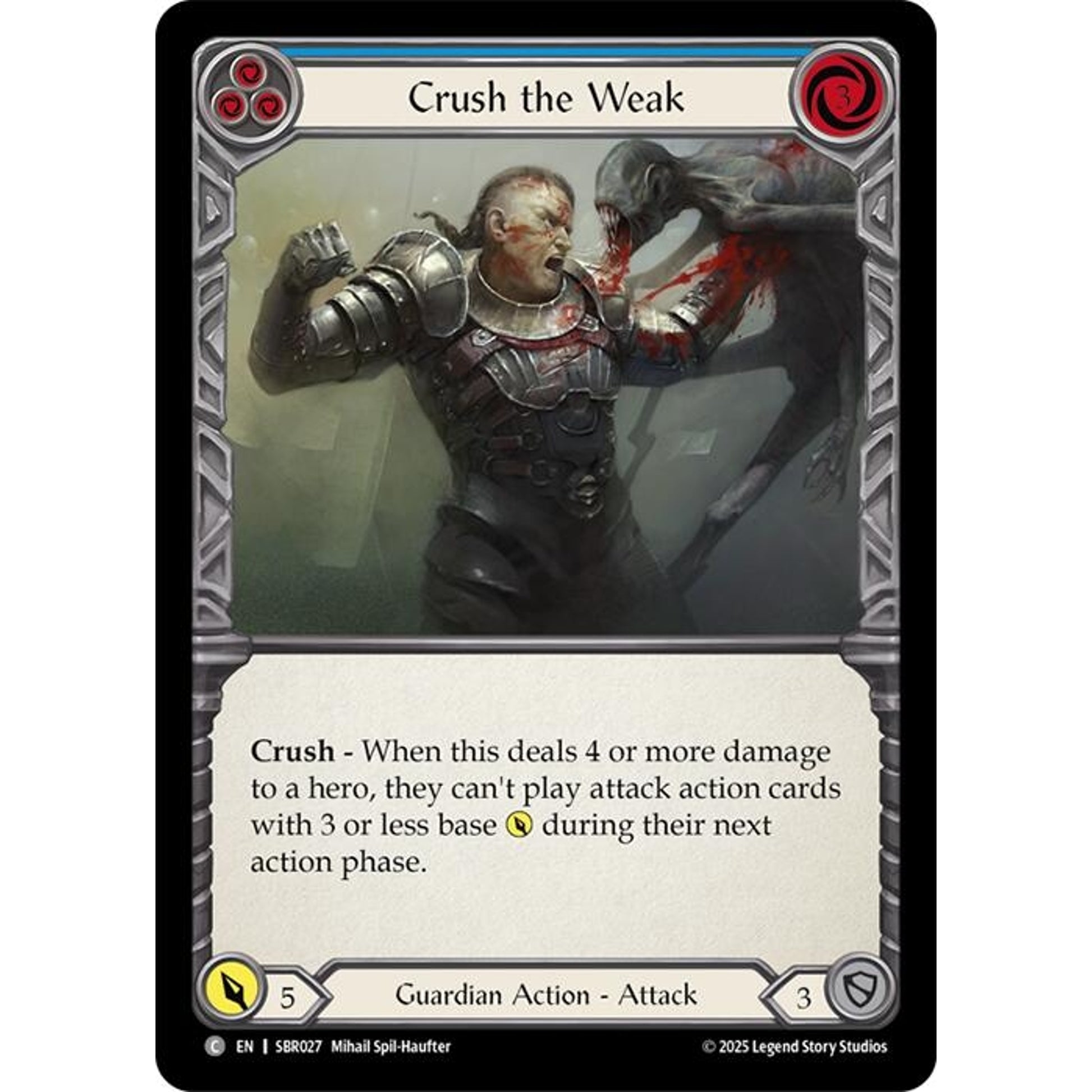 Image for Crush the Weak (SBR027) - Flesh and Blood TCG