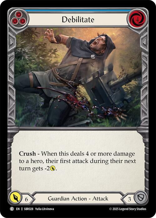 Image for Debilitate (Blue) (SBR028) - Flesh and Blood TCG