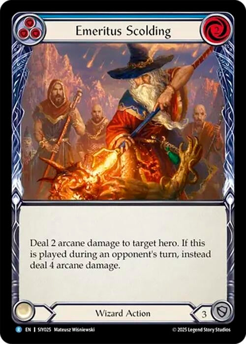 Image for Emeritus Scolding (SIY025) - Flesh and Blood TCG
