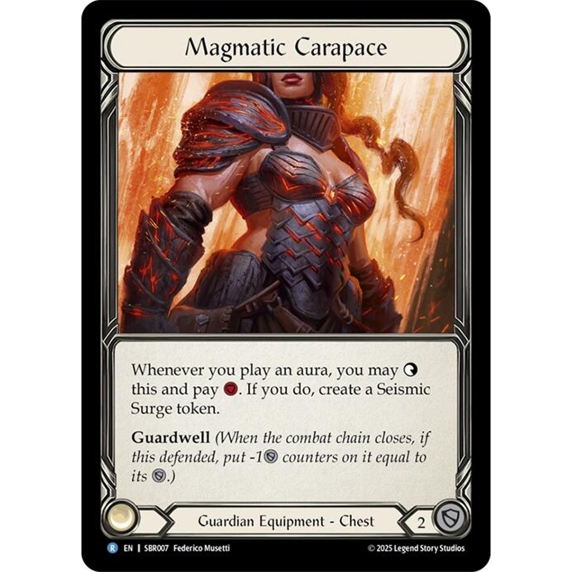 Image for Magmatic Carapace (SBR007) - Flesh and Blood TCG