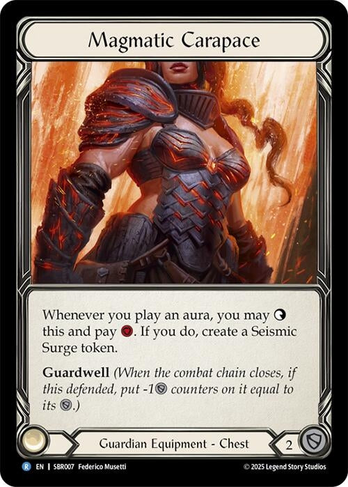 Image for Magmatic Carapace (SBR007) - Flesh and Blood TCG