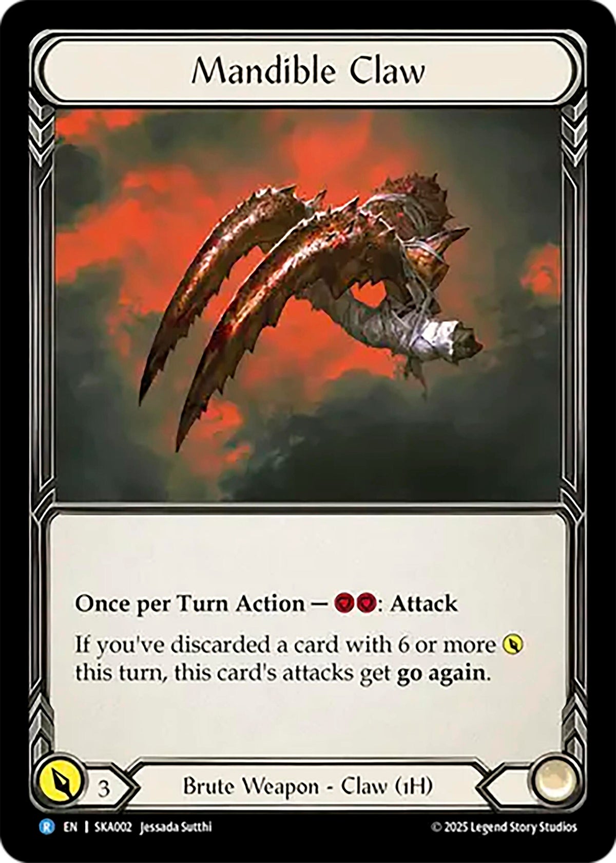 Image for Mandible Claw (SKA002) - Flesh and Blood TCG