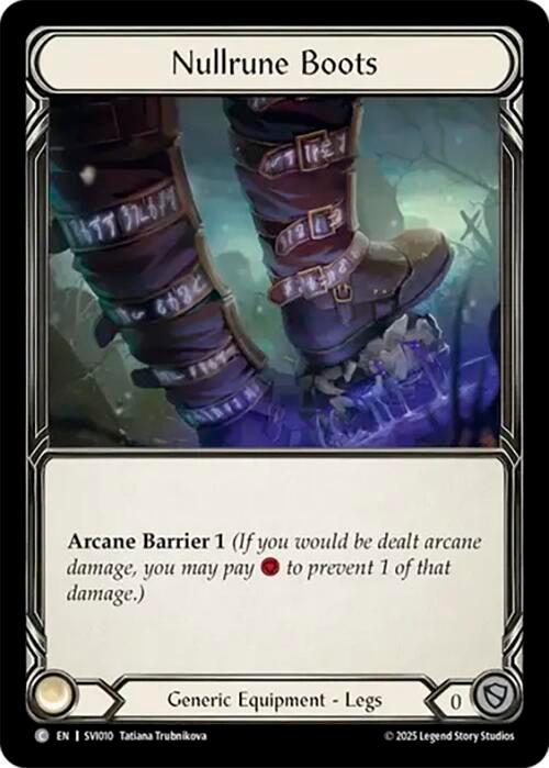 Image for Nullrune Boots (SVI010) (SVI010) - Flesh and Blood TCG