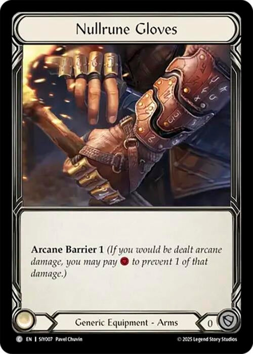 Image for Nullrune Gloves (SIY007) (SIY007) - Flesh and Blood TCG
