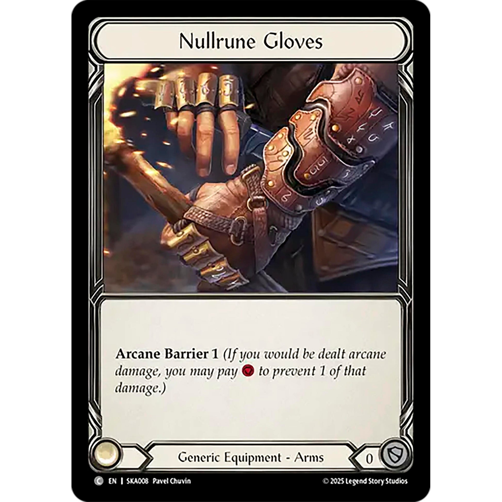 Image for Nullrune Gloves (SKA008) (SKA008) - Flesh and Blood TCG