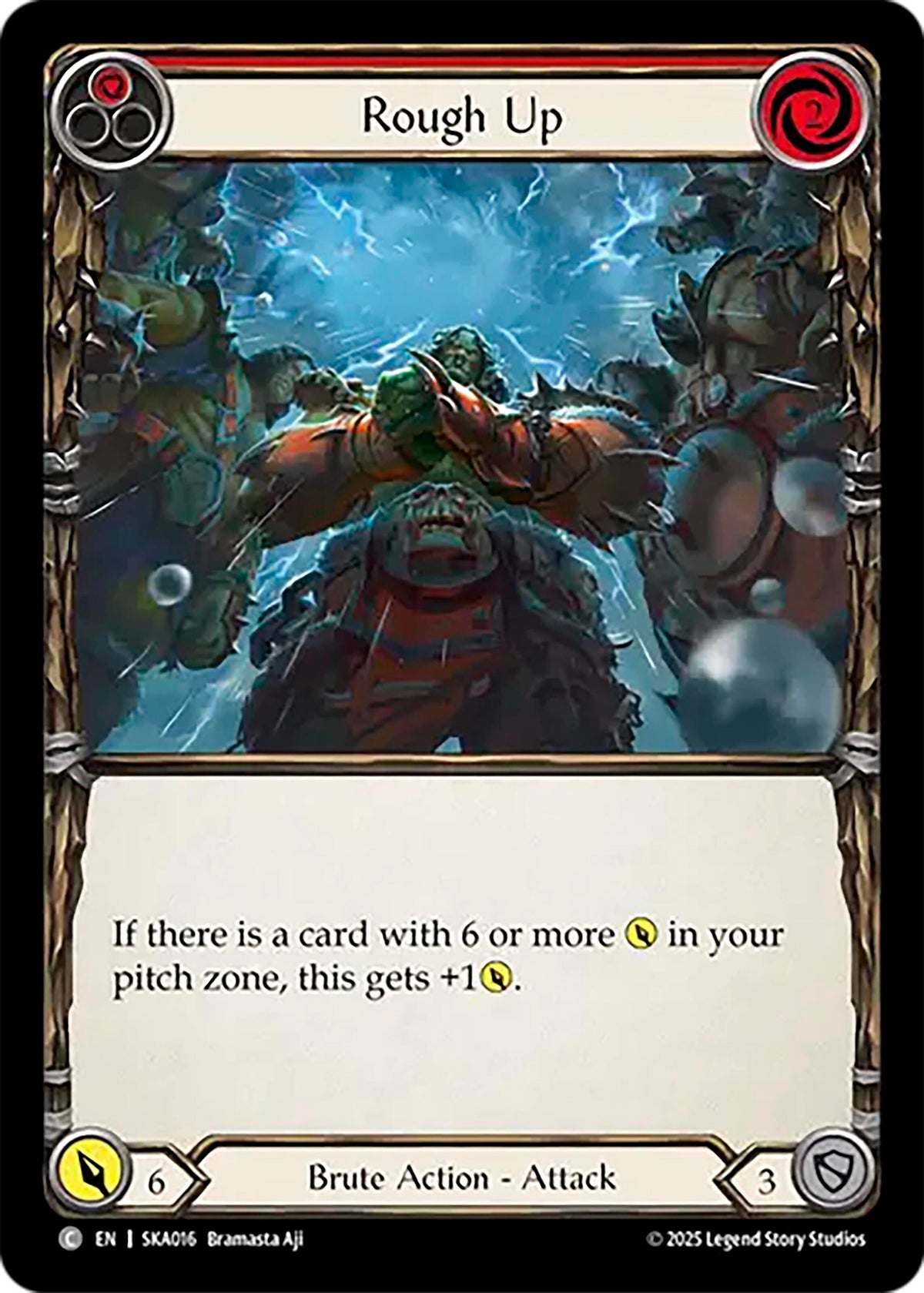 Image for Rough Up (SKA016) - Flesh and Blood TCG