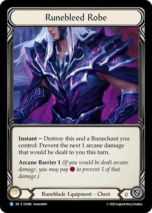 Image for Runebleed Robe (SVI006) - Flesh and Blood TCG