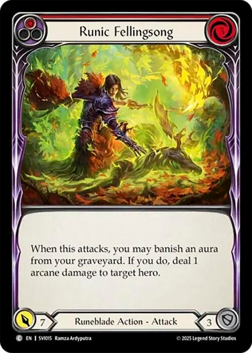 Image for Runic Fellingsong (SVI015) - Flesh and Blood TCG