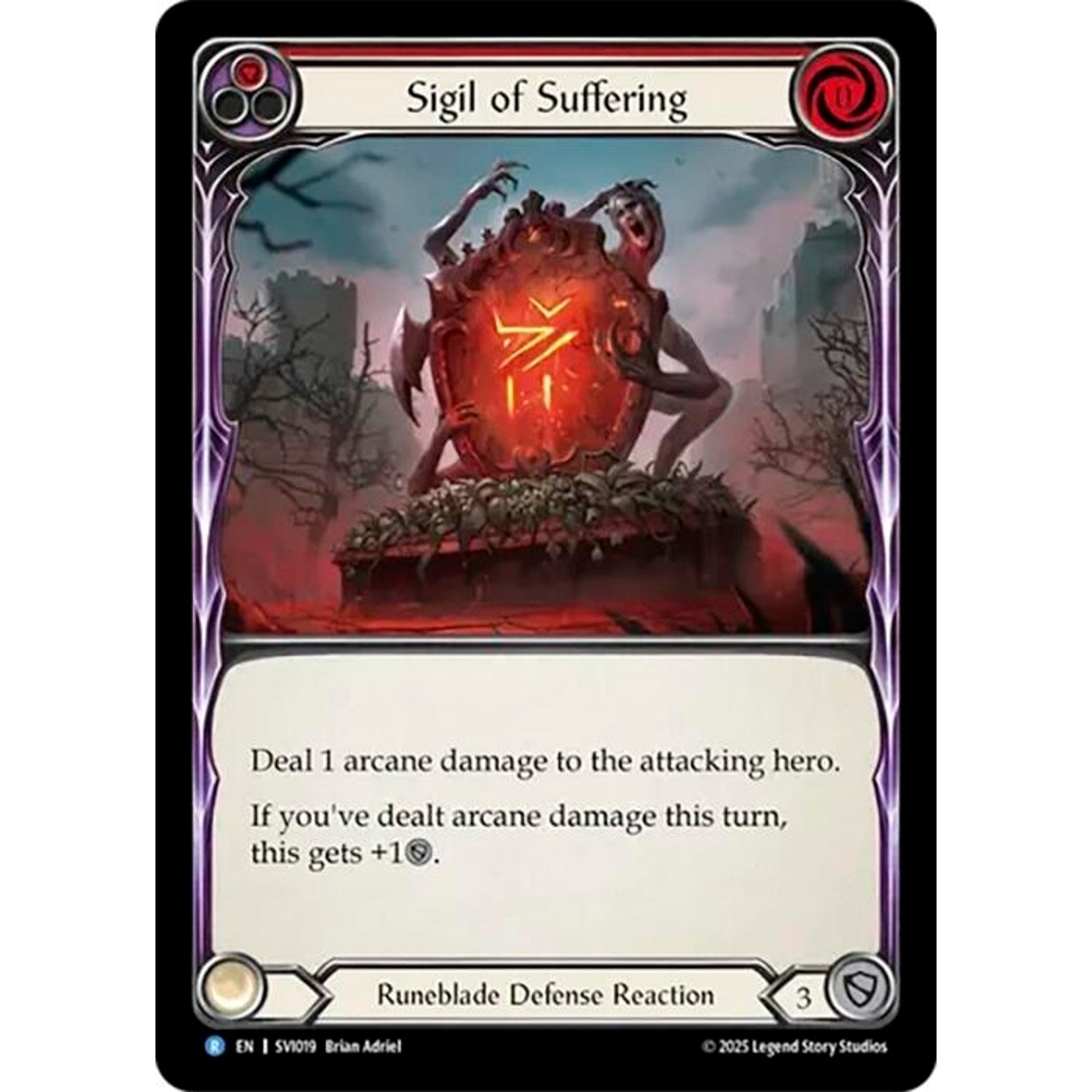 Image for Sigil of Suffering (SVI019) - Flesh and Blood TCG