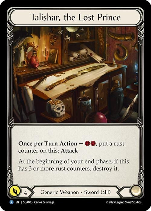 Image for Talishar, the Lost Prince (SDA003) - Flesh and Blood TCG