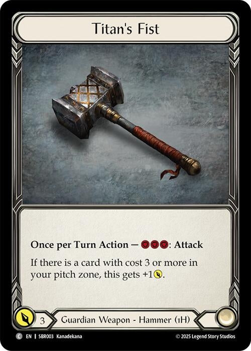 Image for Titan's Fist (SBR003) - Flesh and Blood TCG