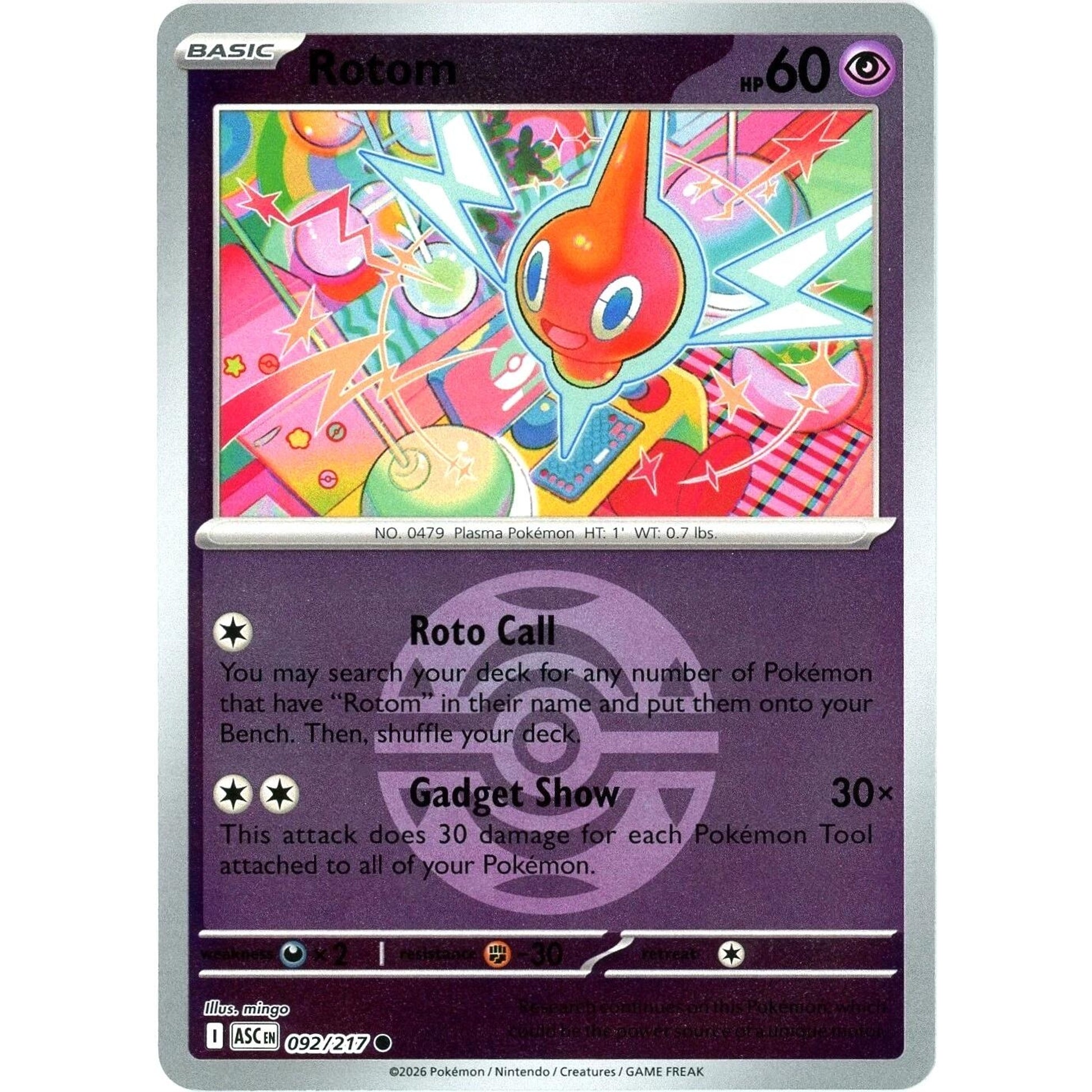Image for Rotom (Dusk Ball) (092/217) (ASC) - Pokemon