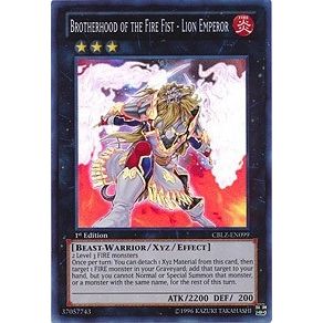 Image for Brotherhood of the Fire Fist - Lion Emperor (CBLZ-EN099) (CBLZ) - YuGiOh