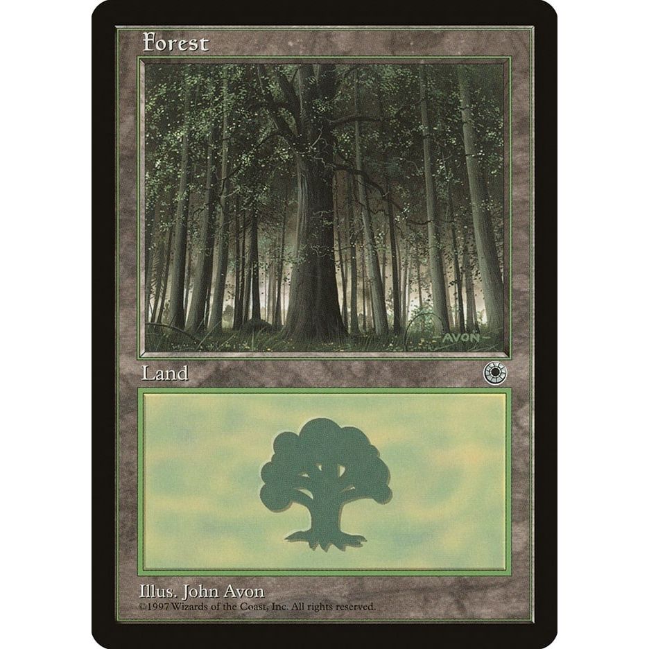 Image for Forest (Large Middle) (POR) - Magic: The Gathering