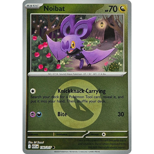Image for Noibat (Energy Symbol Pattern) (156/217) (ASC) - Pokemon