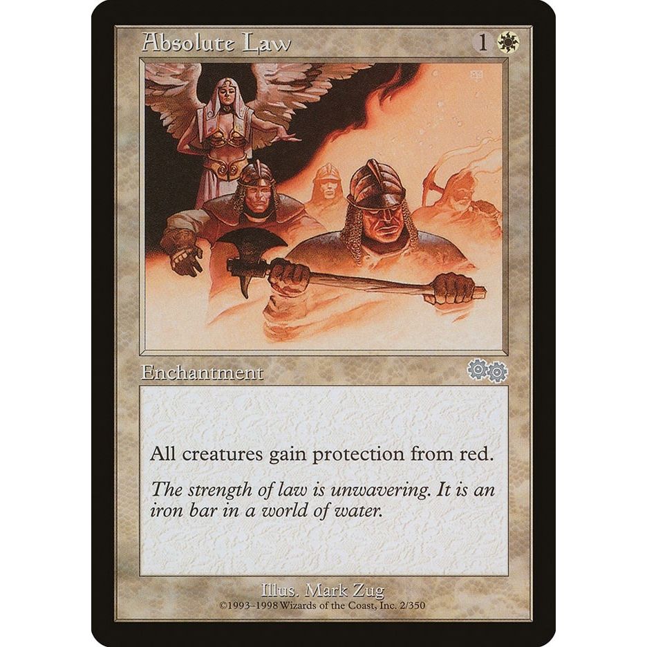 Image for Absolute Law (2) (USG) - Magic: The Gathering